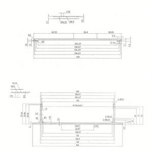 EBM Mounted Extrusion Aluminum Heat Sink <b>Enclosure</b> IP54 Rated Customized Split Electronic Metal Junction Box Powder Coated - Product Image 4