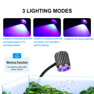 Lampu LED Akuarium Grosir untuk Karang dengan Spektrum UV, Peredupan Cerdas, Timer, Desain Jepit - Product Image 5