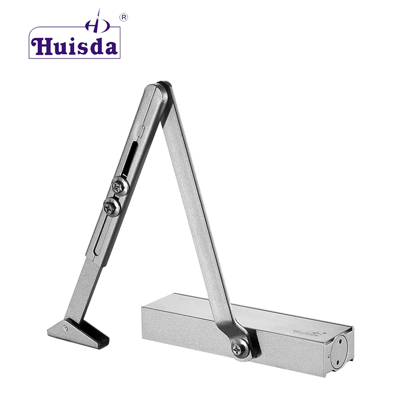 45-65 кг квадратный Регулируемый автоматический гидравлический Дверной доводчик из алюминиевого сплава с раздвижным рычагом