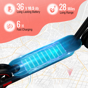 Monopattino Elettrico Pieghevole Vfly V10 da Magazzino USA, Grande Capacità 250W 10.5Ah/15Ah, Scooter per la Mobilità - Product Image 4