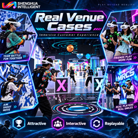 Ensemble de jeu de tir interactif en intérieur, casque VR PICO 4 Ultra, lunettes de réalité mixte, réalité augmentée, équipement multijoueur
