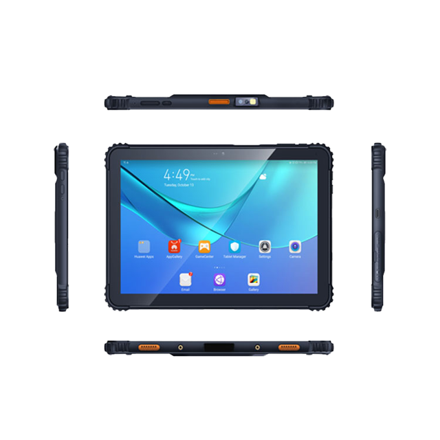 Jepower 10.1 Inch Industrial PDA Android 13 Fingerprint NFC Rugged Tablet 6+128GB Sim Card Waterproof Stock