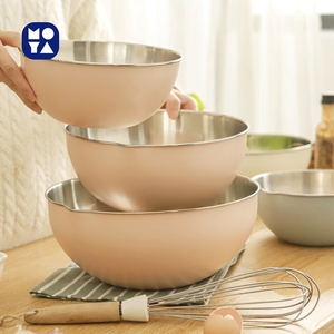 Bán buôn sáng tạo thép không gỉ hộ gia đình trộn bát đầy màu sắc đặc biệt cho các nhà hàng và colanders & lọc - Product Image 5