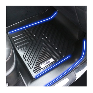 Ensemble complet à prix avantageux, tapis de voiture TPO/TPE 5D 3 pièces hautement imperméables, utilisés pour Toyota Camry 2018 - Product Image 1