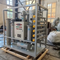Système de purification d'huile sous vide poussé pour la filtration et la régénération de l'huile de transformateur extérieur