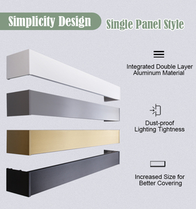 ZSHINE Cornice <span class=keywords><strong>per</strong></span> Tende a Doppia Binario con Mantovana, Binario <span class=keywords><strong>per</strong></span> Tende Personalizzabile in Lunghezza <span class=keywords><strong>per</strong></span> Soggiorno e Camera da Letto - Product Image 2