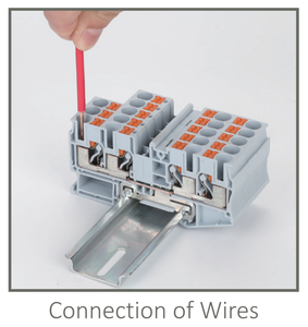 Bornier pour rail DIN 2 Deck UL Listé FJ7-1.5K/D 76A | Connecteur enfichable pour fils de 0.14 à 1,5 mm² - Product Image 5