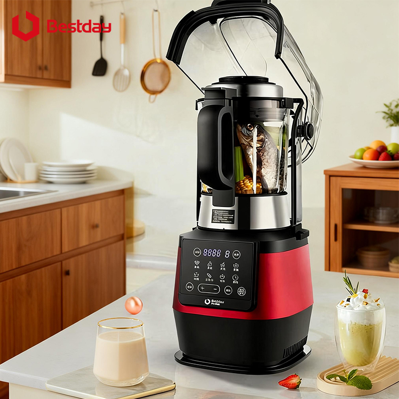 1200W Multifunctional Wall Breaking Machine Soy Milk Maker 1.5L for Home Breakfast & Nutrient Extraction with 8 Preset Programs