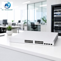 C1200-24P-4X Professioneller 24-Port Gigabit PoE+ Managed Switch mit 4 10G SFP+ Uplinks Hochleistungs-Enterprise-Netzwerk-Hub