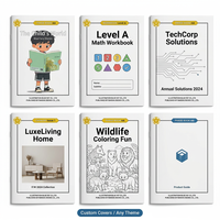 Impression de livrets personnalisés à piqûre à cheval, livrets de bandes dessinées entièrement imprimés en couleur pour brochures promotionnelles avec couverture personnalisée
