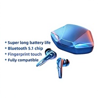 Écouteurs intra-auriculaires sans fil pour le gaming e-sport avec annulation active du bruit (ANC), étanchéité à vie, commandes tactiles, ultra-faible latence