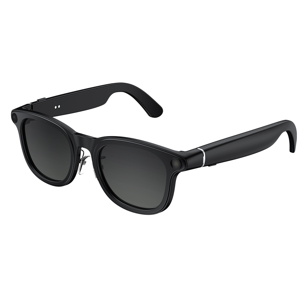 Verres de lunettes de soleil noirs