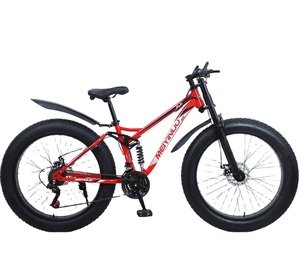 Vtt à suspension complète 26x4.0, vélo <span class=keywords><strong>fat</strong></span> <span class=keywords><strong>Bike</strong></span>, 21 vitesses, livraison gratuite - Product Image 1