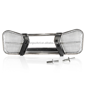 Meilleure vente en gros <span class=keywords><strong>prix</strong></span> Semi <span class=keywords><strong>camion</strong></span> 304 acier inoxydable cerf Grille garde pour Scania Peterbilt Mack Pinnacle - Product Image 2