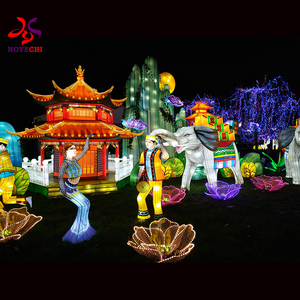 Lanterne chinoise en soie d'eau de diwali de mi <span class=keywords><strong>automne</strong></span> géante extérieure près de moi lanterne de fête du printemps lumières du nouvel an chinois - Product Image 2