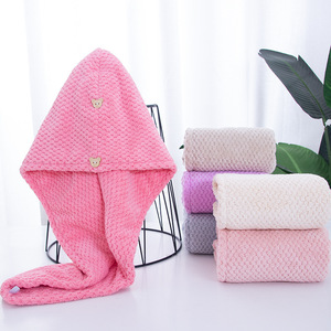 Serviette Turban Épaisse Personnalisée avec Logo pour Spa et Salon, Séchage Rapide, en Microfibre, pour Cheveux et Corps - Product Image 1