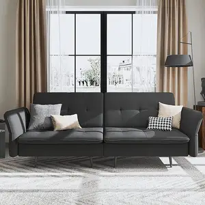 Canapé-lit pliant et bas style japonais, sofa pour lit de lancement, futon moderne avec usb, bas prix