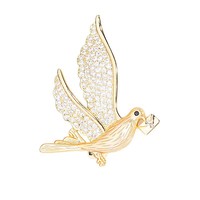 Broche en forme de pigeon volant, à la mode et polyvalente, corsage animalier personnalisé, élégant pour un usage quotidien, unisexe