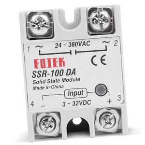 OKN1205-5 SSR 100DA เฟสเดียวสถานะของแข็งรีเลย์3 32VDC อินพุต24 380VAC 100A ส่งออก - Product Image 2