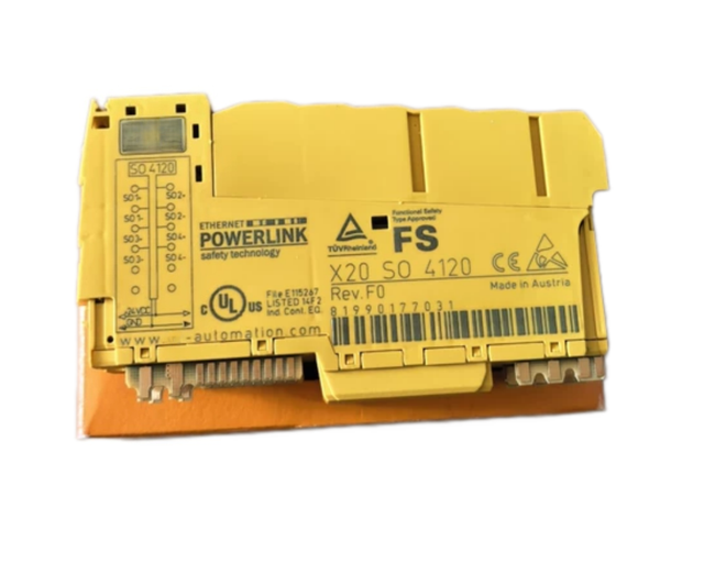 X20SO4120 Safety Digital Output Module Industrial 4-Channel Safe Output Unit with Current Monitoring