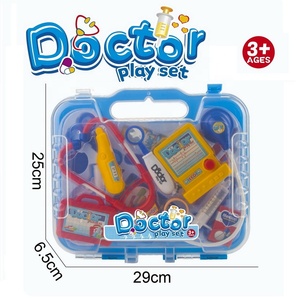 Kit Medico <span class=keywords><strong>Giocattolo</strong></span> in Plastica Blu, <span class=keywords><strong>Set</strong></span> Medico Portatile per Bambini, Gioco Educativo di Imitazione, Gioco di Ruolo, <span class=keywords><strong>Giocattolo</strong></span> Armadietto dei Medicinali - Product Image 6