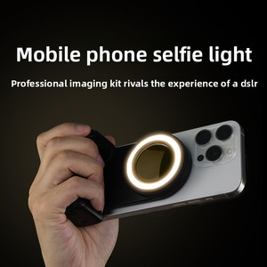 Tongsis Nirkabel TXW540, Tongkat Selfie Fleksibel, Penyangga Ponsel Magnetik untuk Meja, Lampu Selfie Ponsel, Vlogging, Live - Product Image 5