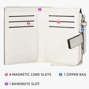 <span class=keywords><strong>Portafoglio</strong></span> Compatto da Donna Baellerry N7101 con <span class=keywords><strong>Chiusura</strong></span> <span class=keywords><strong>a</strong></span> <span class=keywords><strong>Scatto</strong></span>, Scomparti Multipli per Carte e Tasca Portamonete con Cerniera - Product Image 3