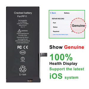 New Upgrade IOS 100% <strong>Battery</strong> Health for <strong>iPhone</strong> Solve Pop up <strong>Repair</strong> Phone <strong>Battery</strong> for <strong>iPhone</strong> 11 <strong>Battery</strong> 18-month Warranty CE - Product Image 1