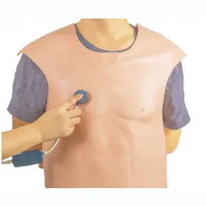 웨어러블 심폐 청진 훈련 시뮬레이터 (조끼 스타일), 심장 소리 및 폐 소리 교육 모델
