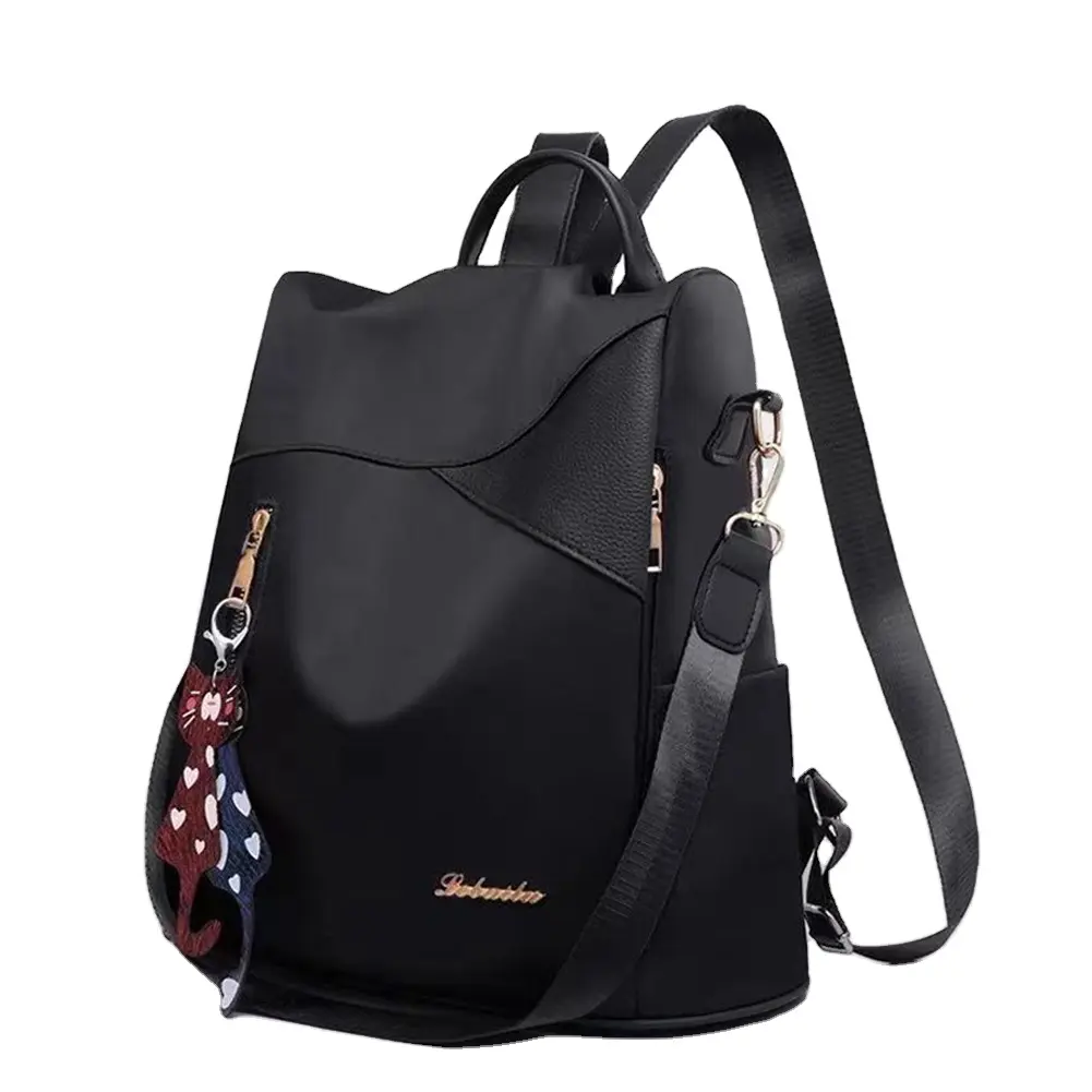 Simple Style Ladies Backpack, Anti-theft Oxford Tarpaulin Stitching Sequins Juvenile College Bag Purse Bagpack Mochila/