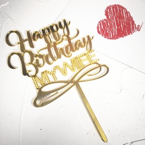 <span class=keywords><strong>Buon</strong></span> <span class=keywords><strong>compleanno</strong></span> mia moglie Cake Topper - Product Image 4