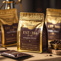 Sachet refermable à fond plat, biodégradable, résistant à l'humidité, de qualité alimentaire, anti-odeur, pour aliments pour animaux de compagnie et fruits secs