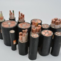 Cables de Energía de 3 y 4 Núcleos, Conductor de Cobre Blindado, Aislamiento XLPE, Media Tensión, Alta Presión, 11kv-35kv, China