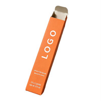 Boîte d'emballage cosmétique personnalisable avec gaufrage, dorure à chaud, papier couché blanc, revêtement UV pour vernis à ongles, huile, rouge à lèvres