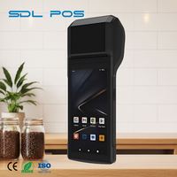 Terminal Portátil con Soporte OTG, Dispositivo POS Móvil para Pagos en Tienda, Pantalla HD Clara para Caja de Restaurante, SDLPOS