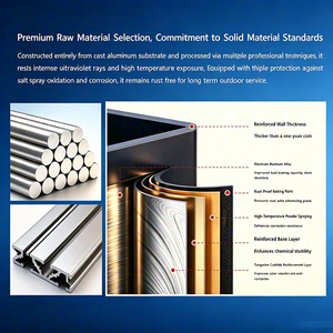 Gazebo de Aluminio Personalizado de Fábrica para Exteriores, Estructura con Recubrimiento en Polvo, Resistente a la Intemperie, Personalizado para Jardín, Patio, Terraza, NNS-PA01-010 A - Product Image 2