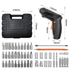 Perceuse magnétique Ananke Tools 3,6 V sans fil, tournevis électrique multifonctionnel à batterie, jeu de 46 embouts, couple de 2 N.m, bricolage - Product Image 5