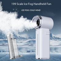 Ventilateur portable sans pales haute vitesse, turbine puissante, rechargeable par USB, en plastique durable, pour voiture