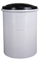 Réservoirs de sel gris 70 L avec réservoir de cerveau 434 pour équipement de nettoyage d'adoucisseur d'eau de réservoir de saumure