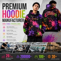 Sweat à capuche surdimensionné pour homme, style streetwear Y2K, imprimé graffiti coloré, mode urbaine décontractée