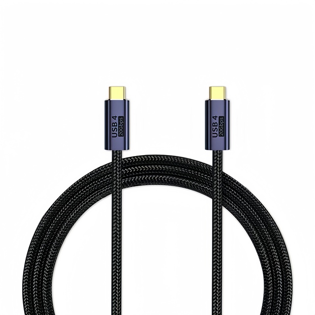 Fast Shipping USB4 Charging Cable USB-C to USB-C PD 100W 20Gbps 8K 60Hz Cable Available in 0.5m/1m/1.5m/2m for iPhone and iPad