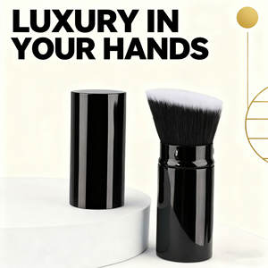 Brocha de Maquillaje Profesional de Marca Privada, Cerdas Suaves, Contorneado Facial, Belleza Diaria, Aplicación Suave de Polvo, Brocha para Polvos - Product Image 5