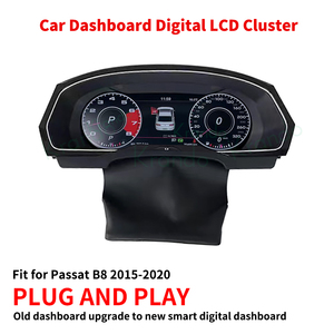 Krando 12.3inch xe kỹ thuật số Bảng điều khiển cụm <span class=keywords><strong>LCD</strong></span> hiển thị cho <span class=keywords><strong>VW</strong></span> Passat B8 2015-2020 cụm màn hình thả vận chuyển - Product Image 2