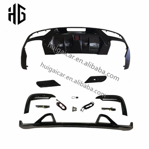 Para <span class=keywords><strong>2021</strong></span> <span class=keywords><strong>Mercedes</strong></span> <span class=keywords><strong>Gle</strong></span> <span class=keywords><strong>63</strong></span> Coupe W167 TC estilo parachoques delantero labio divisor rejillas de ventilación difusor trasero con escape W166 Coupe Body Kit - Product Image 3