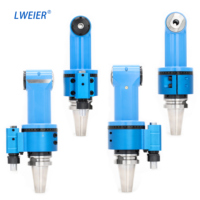 Tête de fraisage latérale miniature anti-interférence LWEIER BT40, design léger de 6,5 kg, angle de recul à grande vitesse