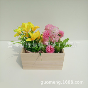 กล่องเก็บของไม้เพาโลเนียทรงสี่เหลี่ยมสูง 10 ซม. หนา 7 มม. แบบเปิดด้านบนสำหรับบรรจุภัณฑ์ของขวัญงานฝีมือ - Product Image 2