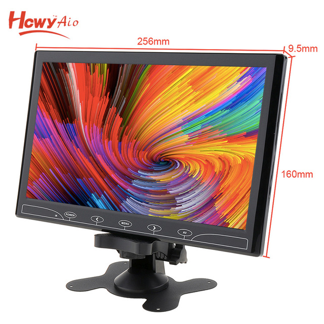Mini 1280*800 IPS Screen 10inch Wide TFT LCD Car Display High Resolution 10 Inch Color TFT LCD VGA Rearview Mirror Monitor