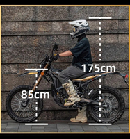 2026 Neu: Ultra Bee X HP Elektro-Enduro-Motorrad mit Langstreckenfederung, 74V Akku, 95 km/h Höchstgeschwindigkeit für den Wald