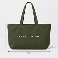Sacs fourre-tout en toile imprimés sur mesure, extra grands, en polycoton, pour les supermarchés, les événements et les cadeaux, vente en gros