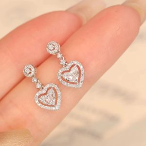 ต่างหูเพชรทองคำ 18k รุ่นหรูหราจาก Xinfly คอลเลคชั่นใหม่ ชุดเครื่องประดับเจ้าสาวสำหรับงานแต่งงาน ของขวัญ ป้องกันการแพ้ เหมาะสำหรับผิวแพ้ง่าย - Product Image 1